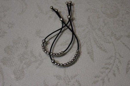 Pulsera bolitas de plata